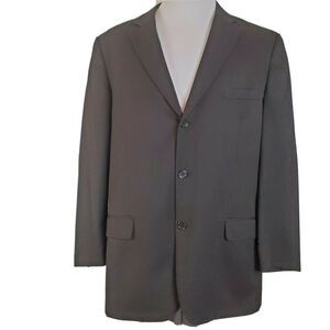 Alfani Men's XL 44‎ Black Blazer Sports Coat Suit Jacket GUC